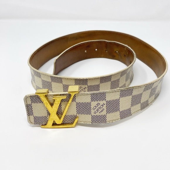 LOUIS VUITTON Damier Azur Belt Canvas Gold Buckle
M9609 95/38 main image 8